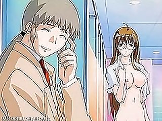 Sensual anime siren fantasizing about sex in shower