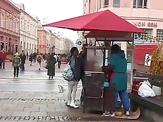 Horny couple loves extreme wild anal sex on public places