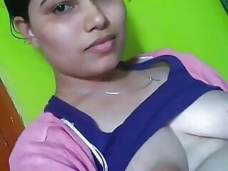 Indian wife boob show and fingering her pussy