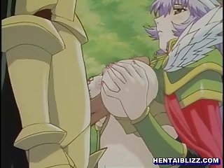 Princess hentai titty and doggy style fucking in the forest