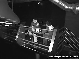 Hardcore Nightclub Pounding gets Caught by Security Camera